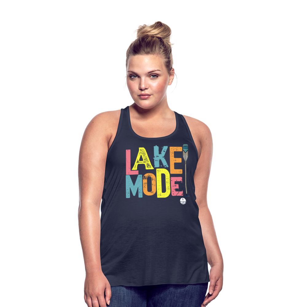 Lake Mode Flowy Lake Tank Top - navy