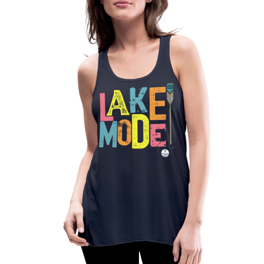 Lake Mode Flowy Lake Tank Top - navy