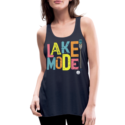 Lake Mode Flowy Lake Tank Top - navy