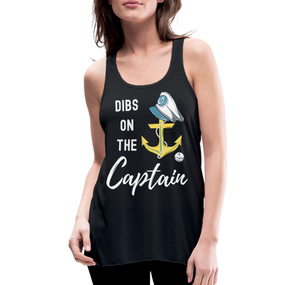 Dibs on the Captain Women's Flowy Tank Top - black