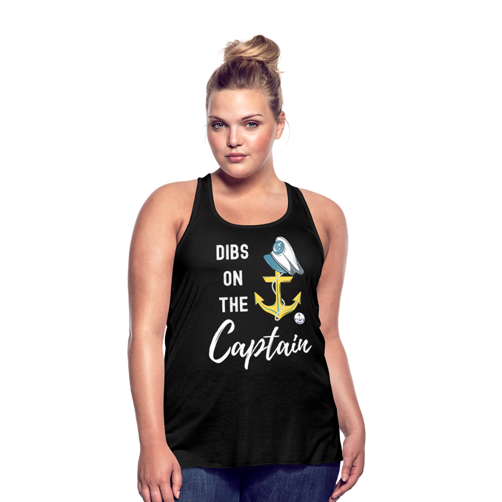 Dibs on the Captain Women's Flowy Tank Top - black