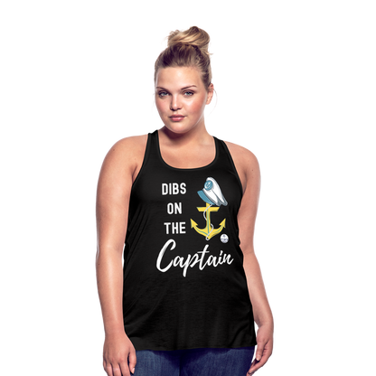 Dibs on the Captain Women's Flowy Tank Top - black