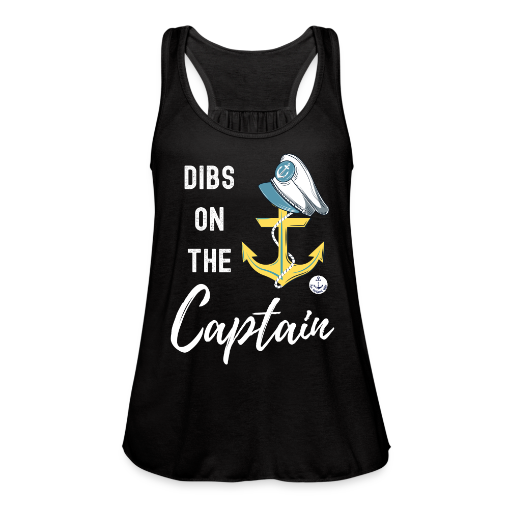 Dibs on the Captain Women's Flowy Tank Top - black