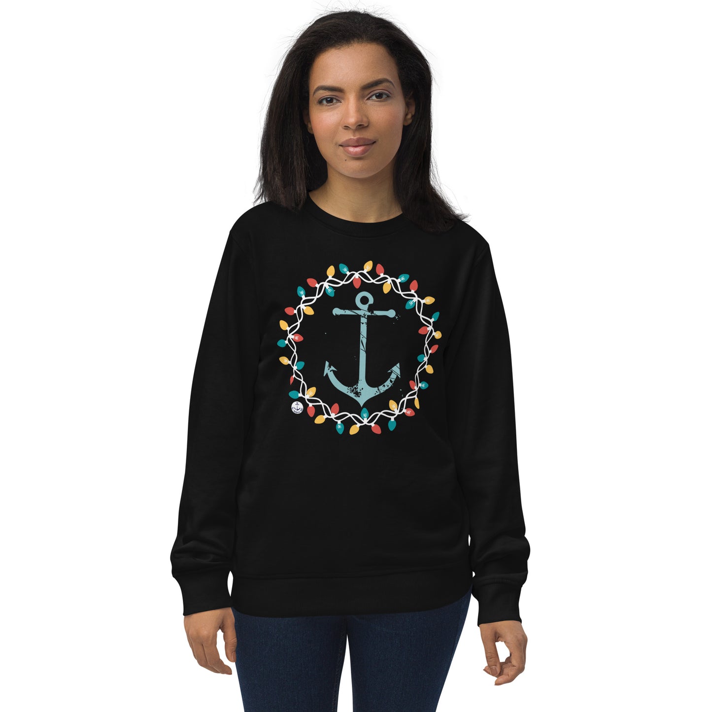 Christmas Wreath Anchor Lake Sweatshirt