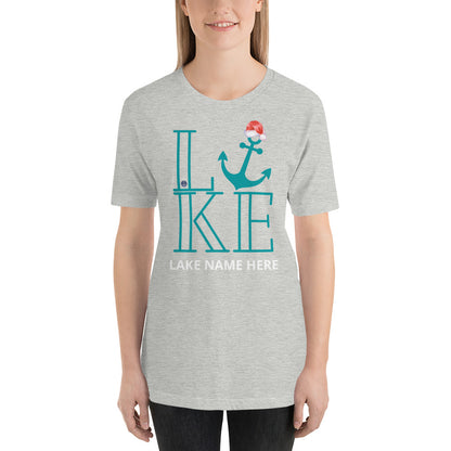 Customize Your Lake Tee (Click the Personalize Button)