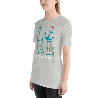 Customize Your Lake Tee (Click the Personalize Button)