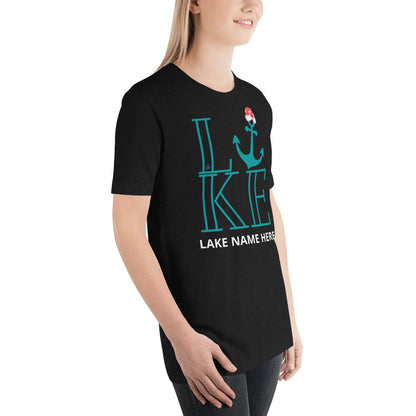 Customize Your Lake Tee (Click the Personalize Button)