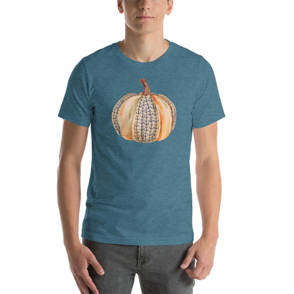 Anchor Pumpkin Fall Lake Tee