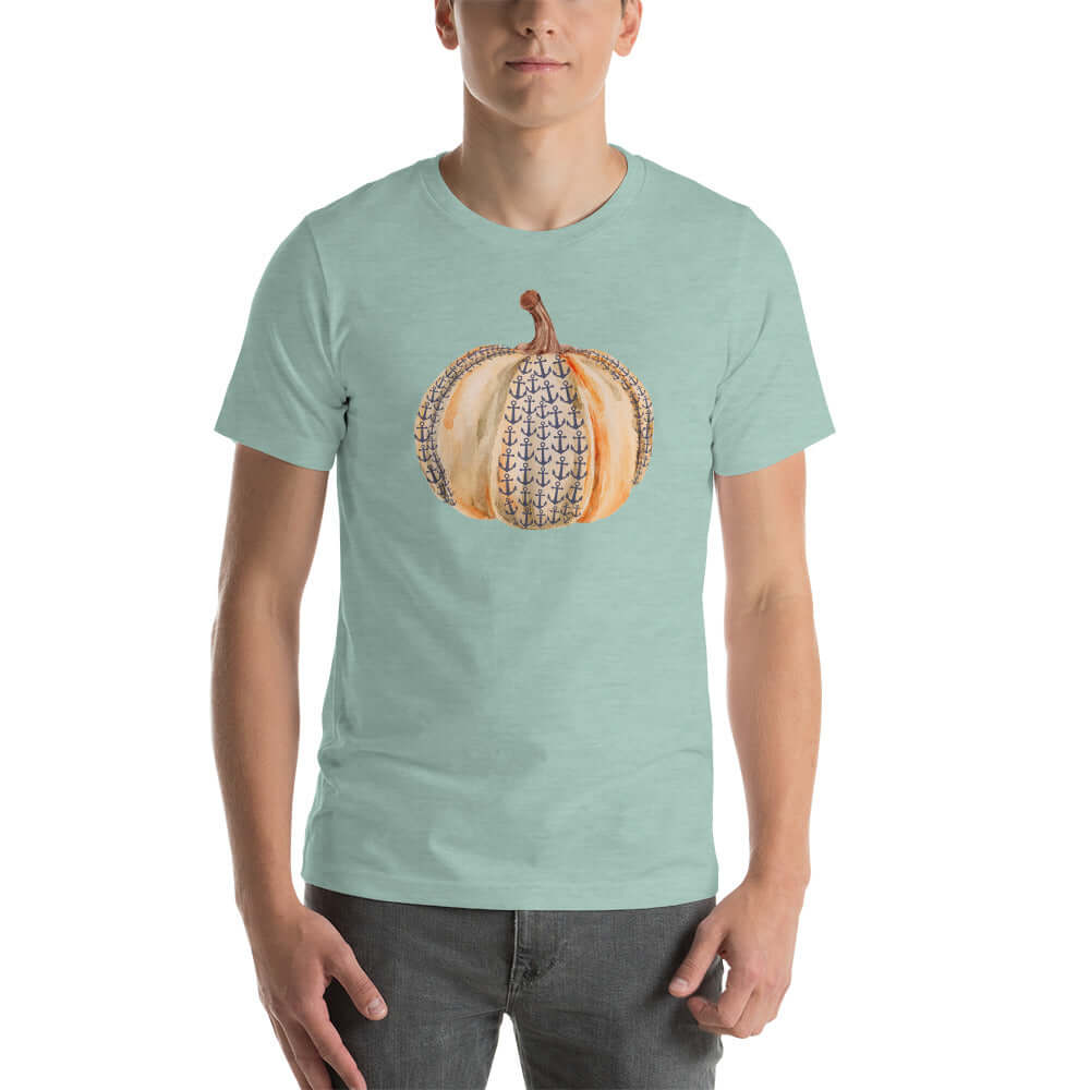 Anchor Pumpkin Fall Lake Tee